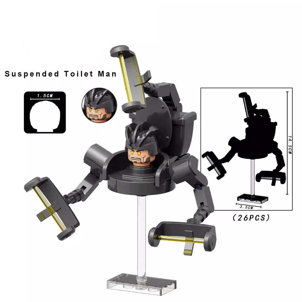Skibidi Toilet Series Custom Minifigures