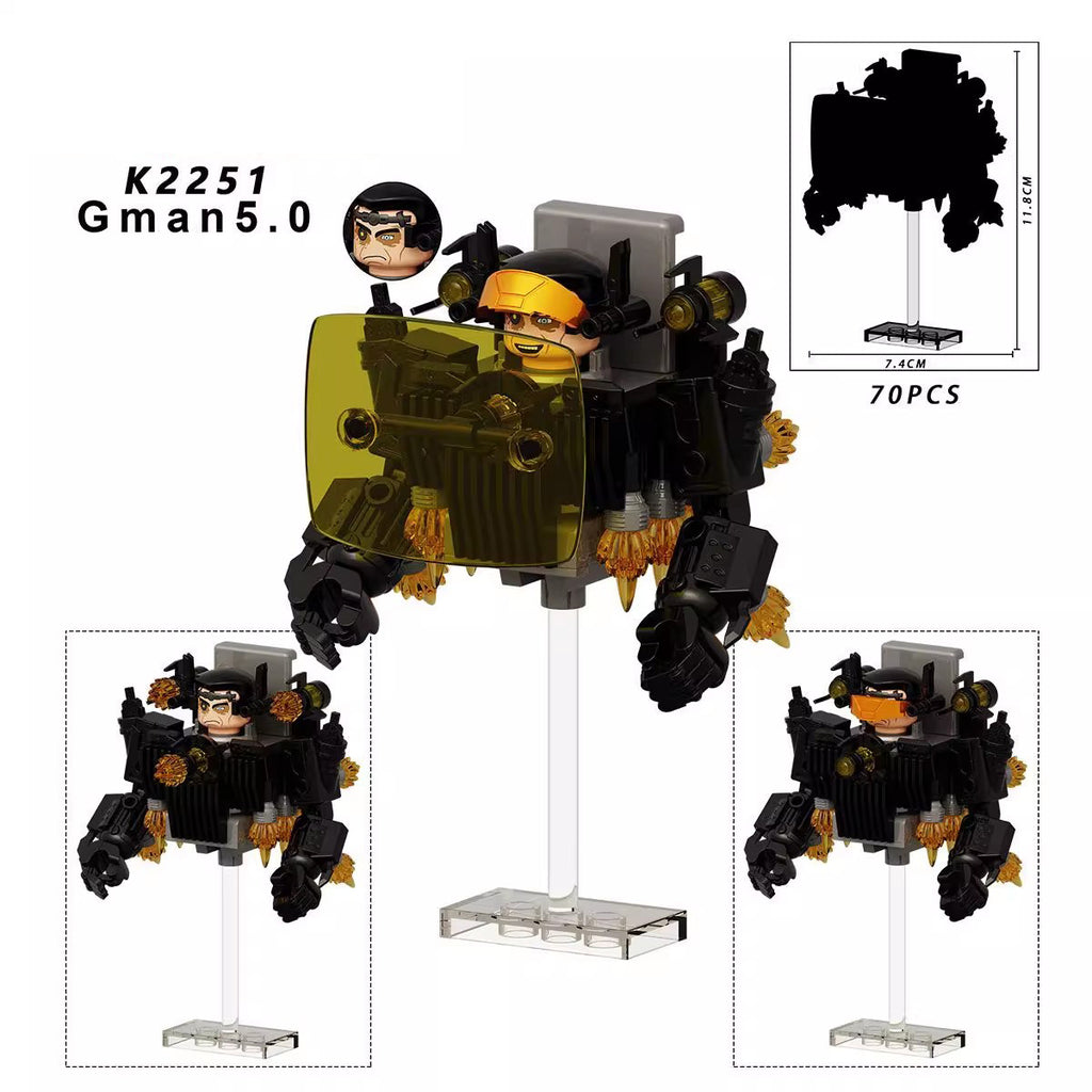 Skibidi Toilet Series Custom Minifigures