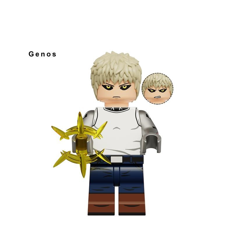 One Punch Man Custom Anime Minifigures 8pcs Set KT