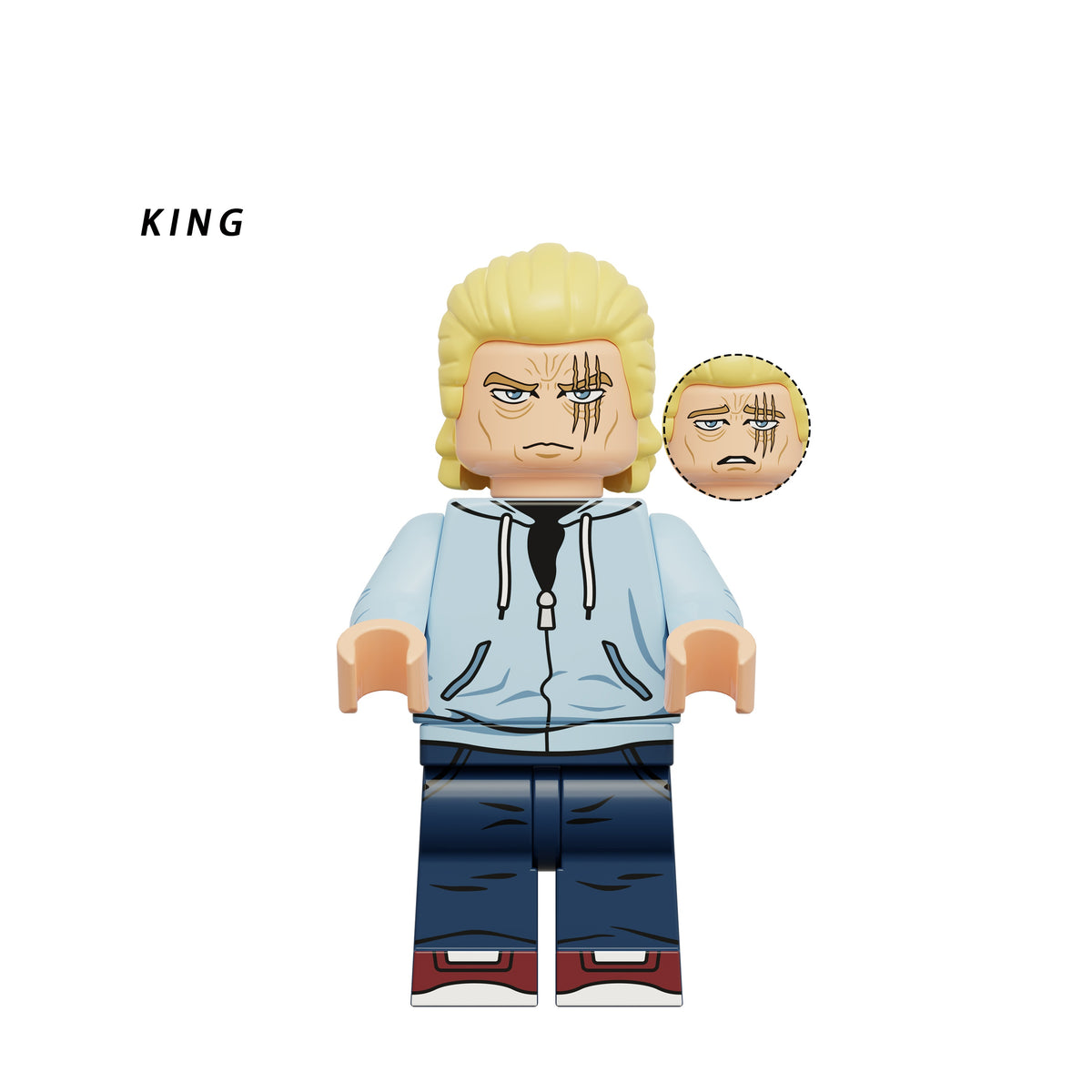 One Punch Man Custom Anime Minifigures 8pcs Set KT