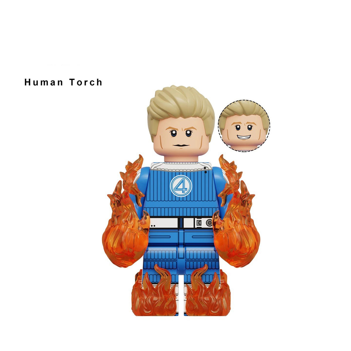 Marvel Super Heroes Fantastic Four Custom Minifigures KT