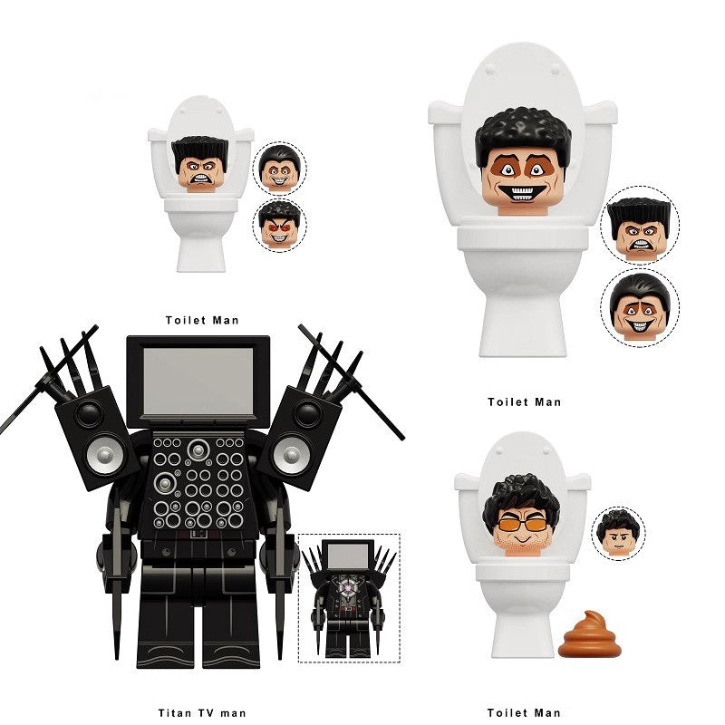 Skibidi Toilet Series Custom Minifigures