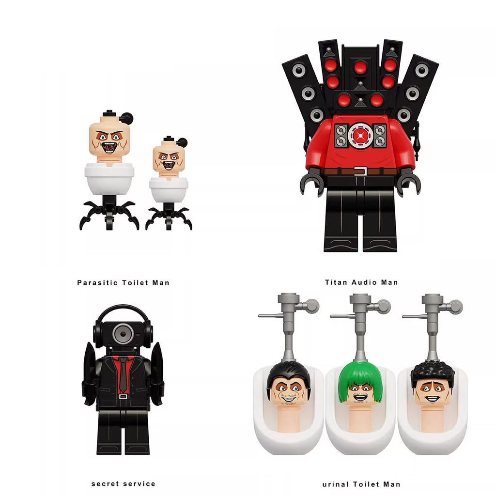 Skibidi Toilet Series Custom Minifigures