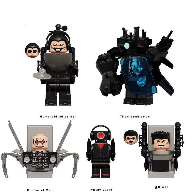 Skibidi Toilet Series Custom Minifigures