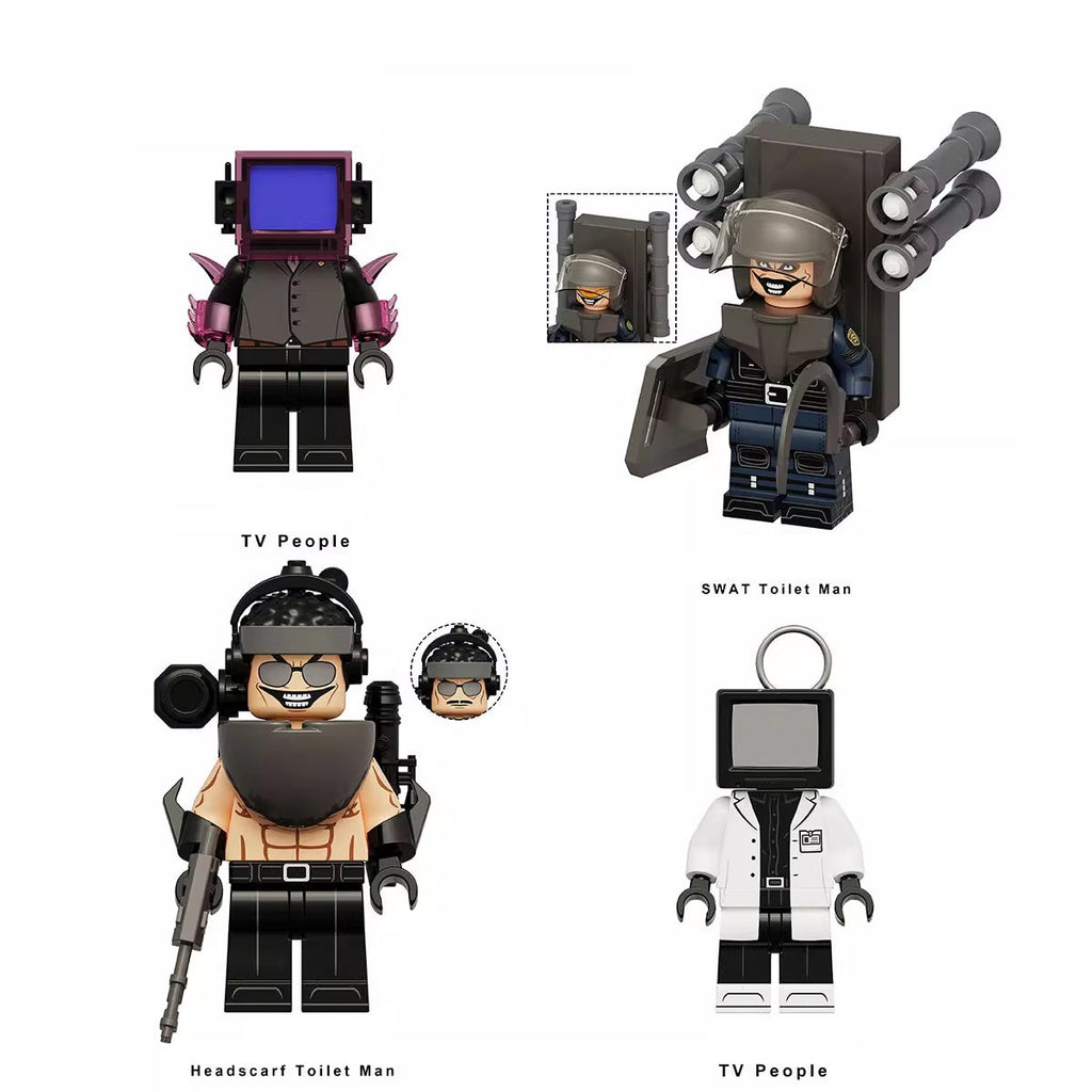 Skibidi Toilet Series Custom Minifigures