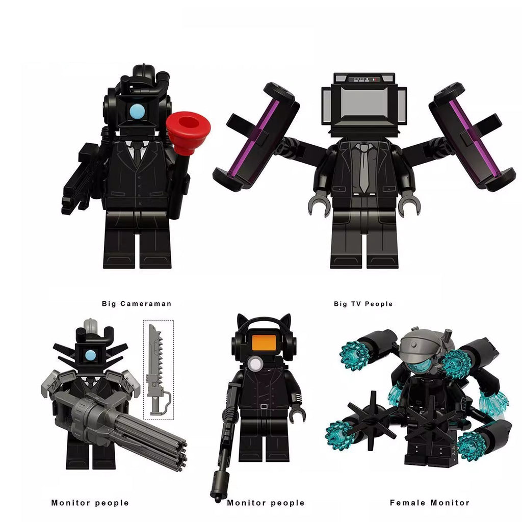 Skibidi Toilet Series Custom Minifigures
