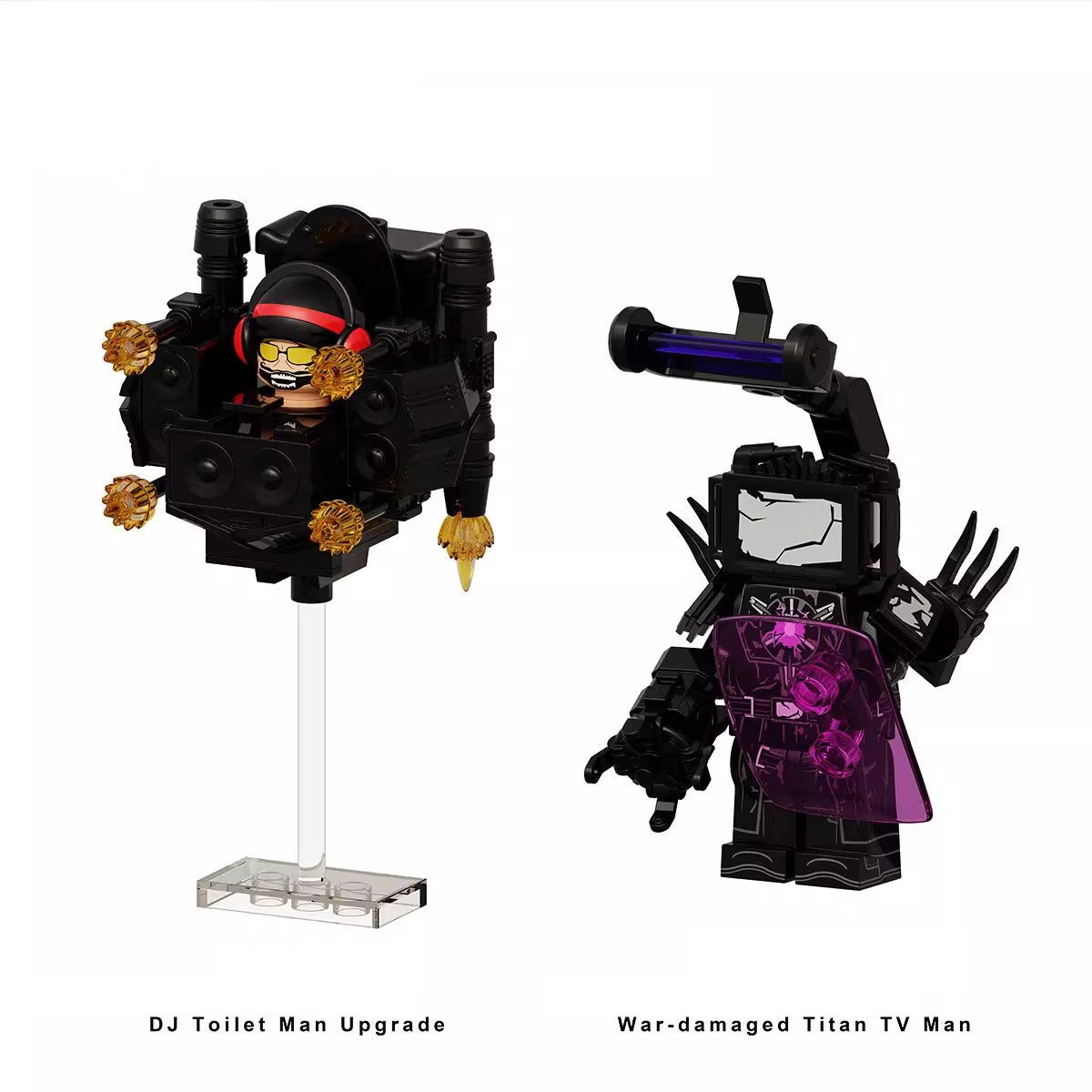 Skibidi Toilet Series Custom Minifigures