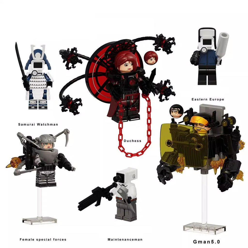Skibidi Toilet Series Custom Minifigures