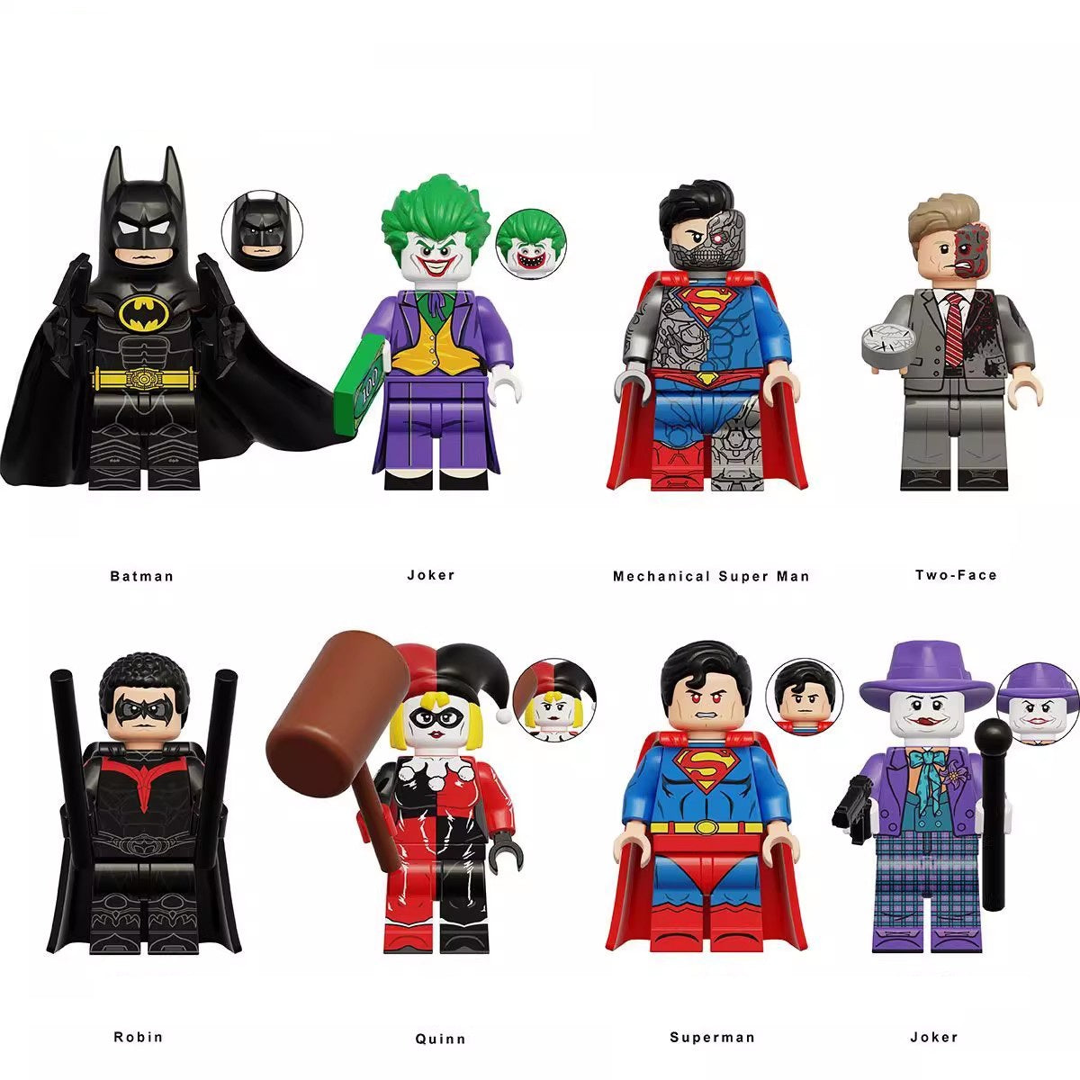 DC Universe Batman Superman Custom Assortment Minifigures