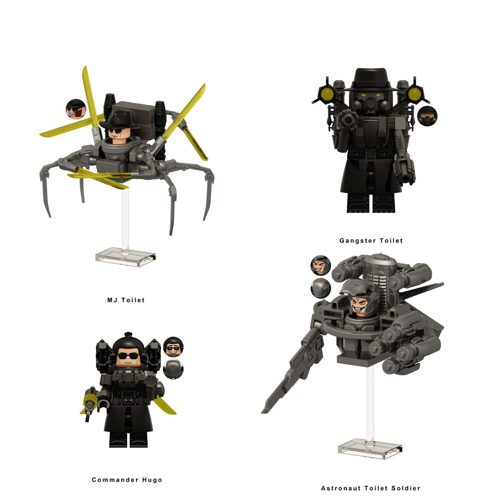 Skibidi Toilet Series Custom Minifigures