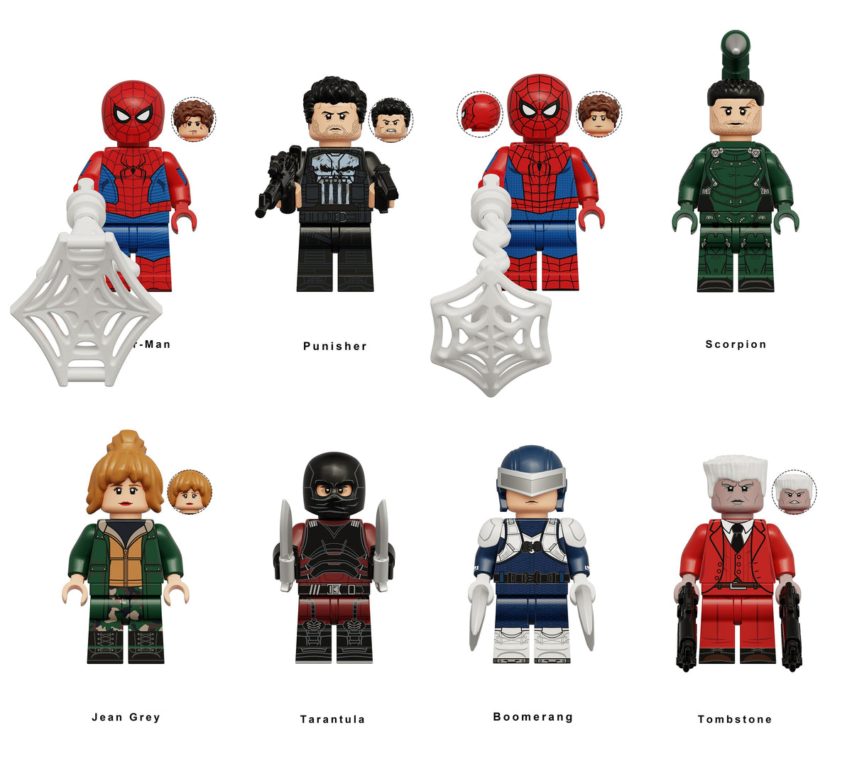 Marvel Super Heroes Spider-Man Brand New Day Custom Minifigures KDL