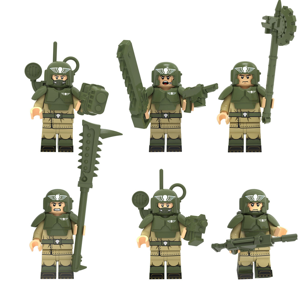 Warhammer 40K Imperial Defense Forces Assortment Minifigures