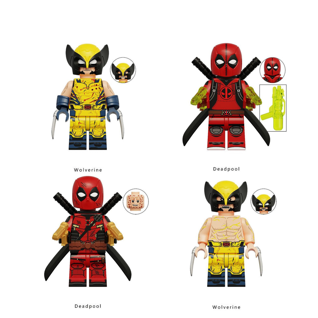 Deadpool  & Wolverine Movie Series Custom Minifigures Set KT 2