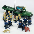 Army  Special Forces 12 Custom Minifigures + Jeep - L44