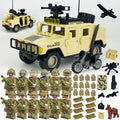 Army Special Forces 12 Custom Minifigures + Humvee - L53