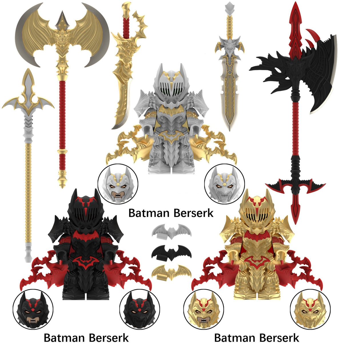 Batman x Berserk Custom Figures 2