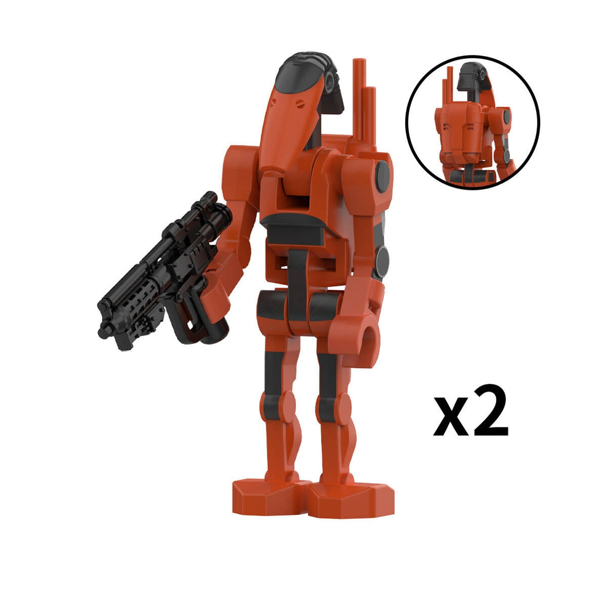 Star Wars B1 Battle Droid with Rotating Arms and Movable Legs Custom Clanker Minifigures LG