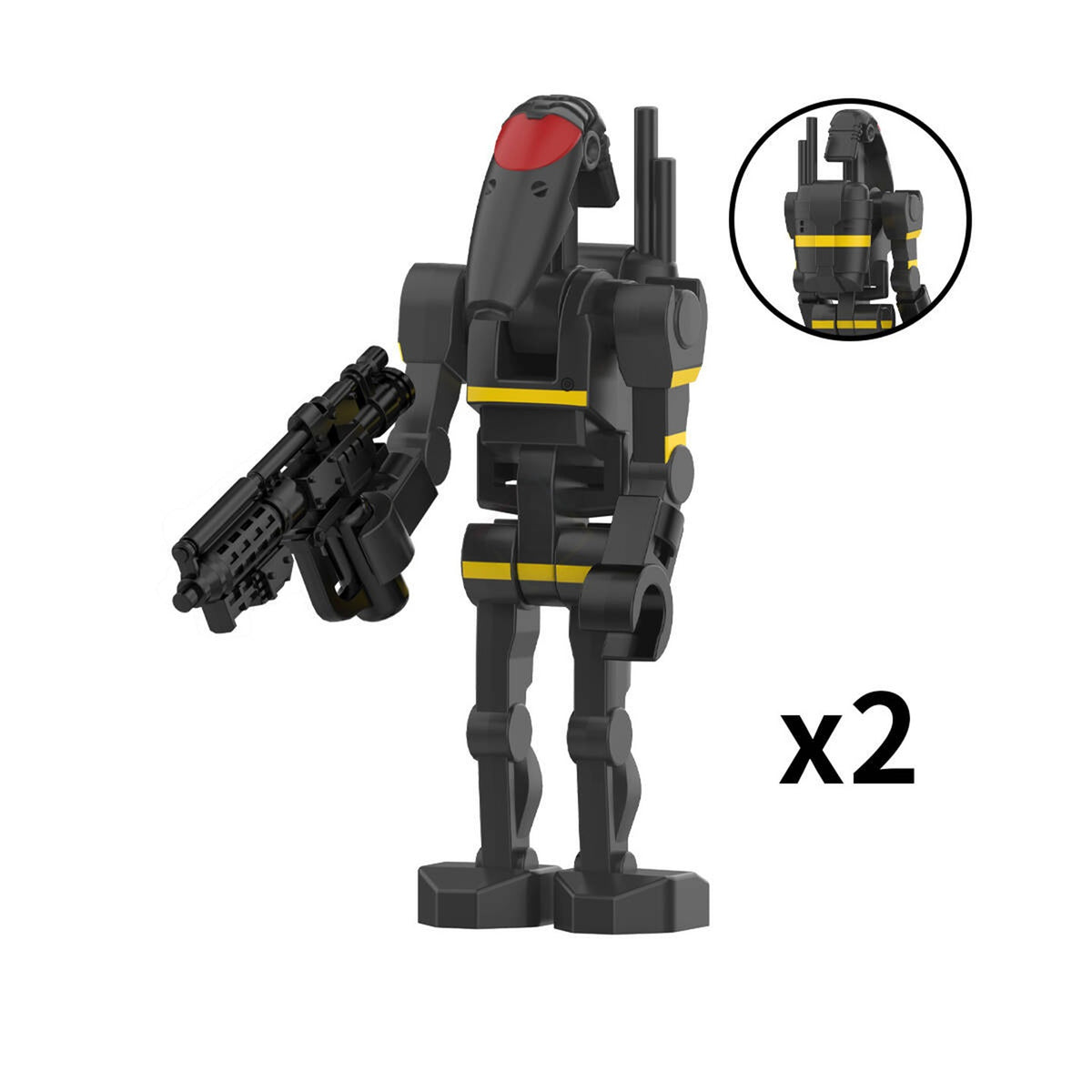Star Wars B1 Battle Droid with Rotating Arms and Movable Legs Custom Clanker Minifigures LG