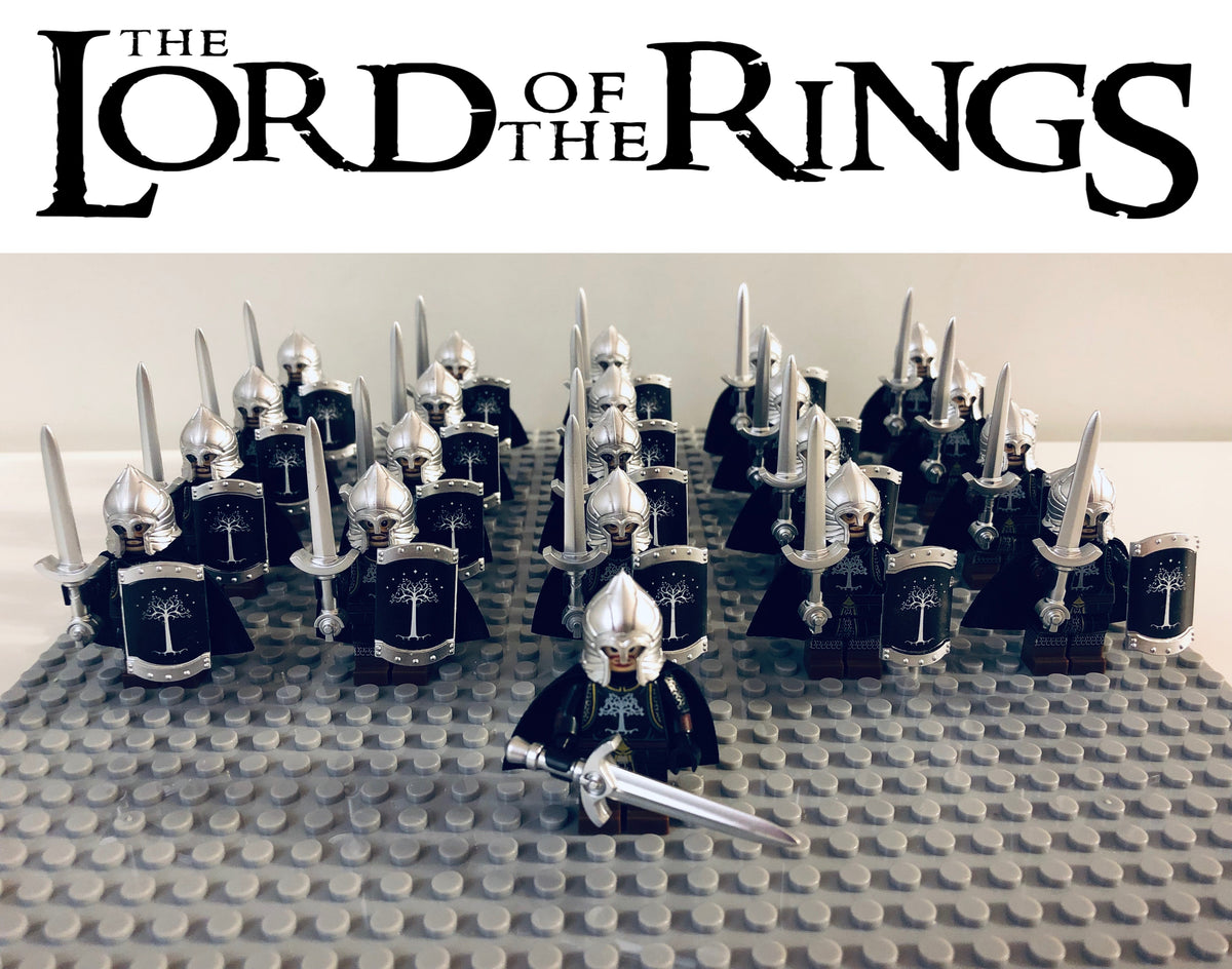 LOTR Gondor Light Sword Infantry Army 21 Minifigures Set