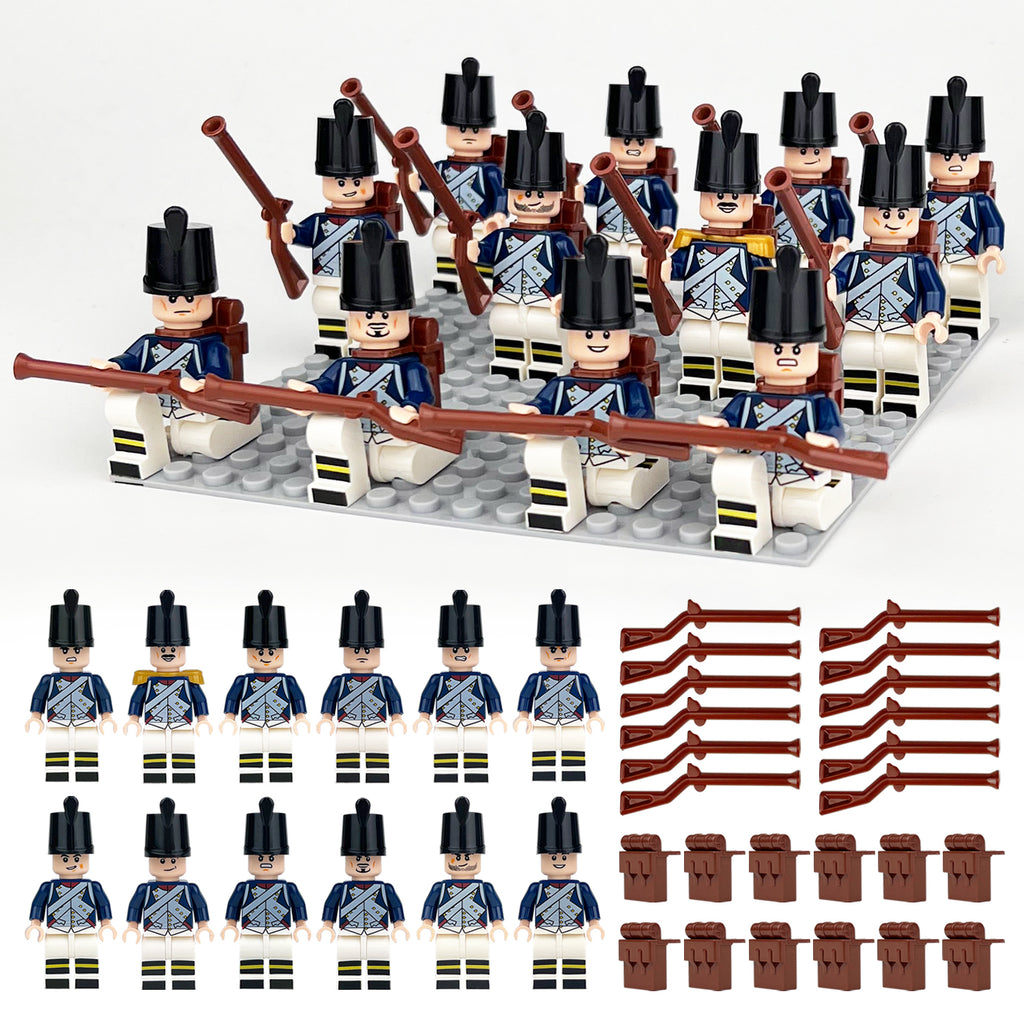 American Revolutionary War Blue Coats Custom Army Lot 12pcs M8037C