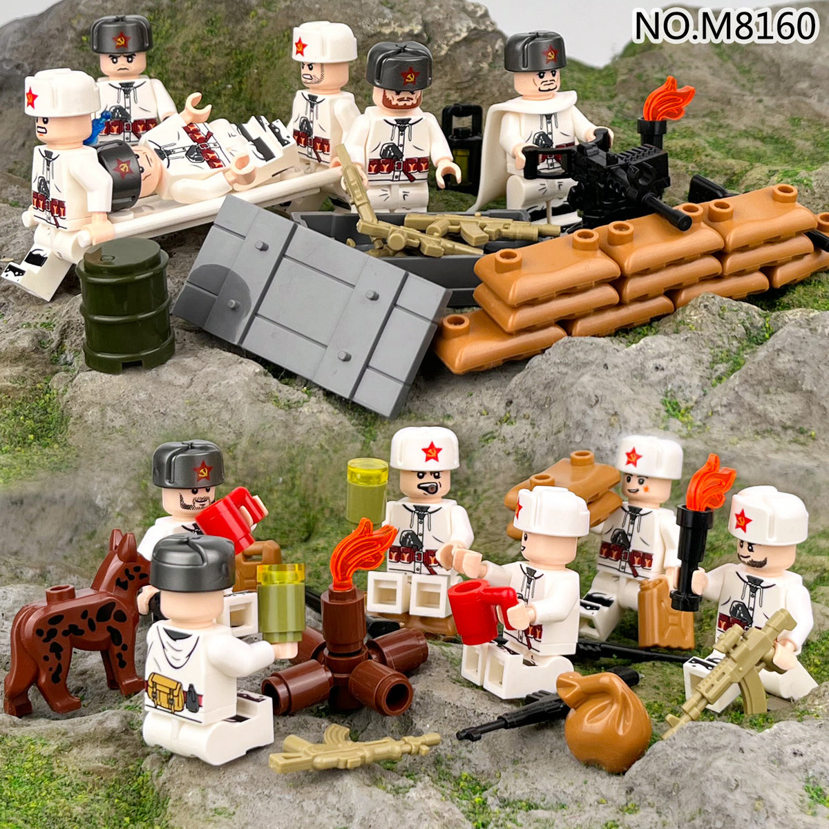 Soviet Medical Army Unit Custom Army Lot 12pcs M8160