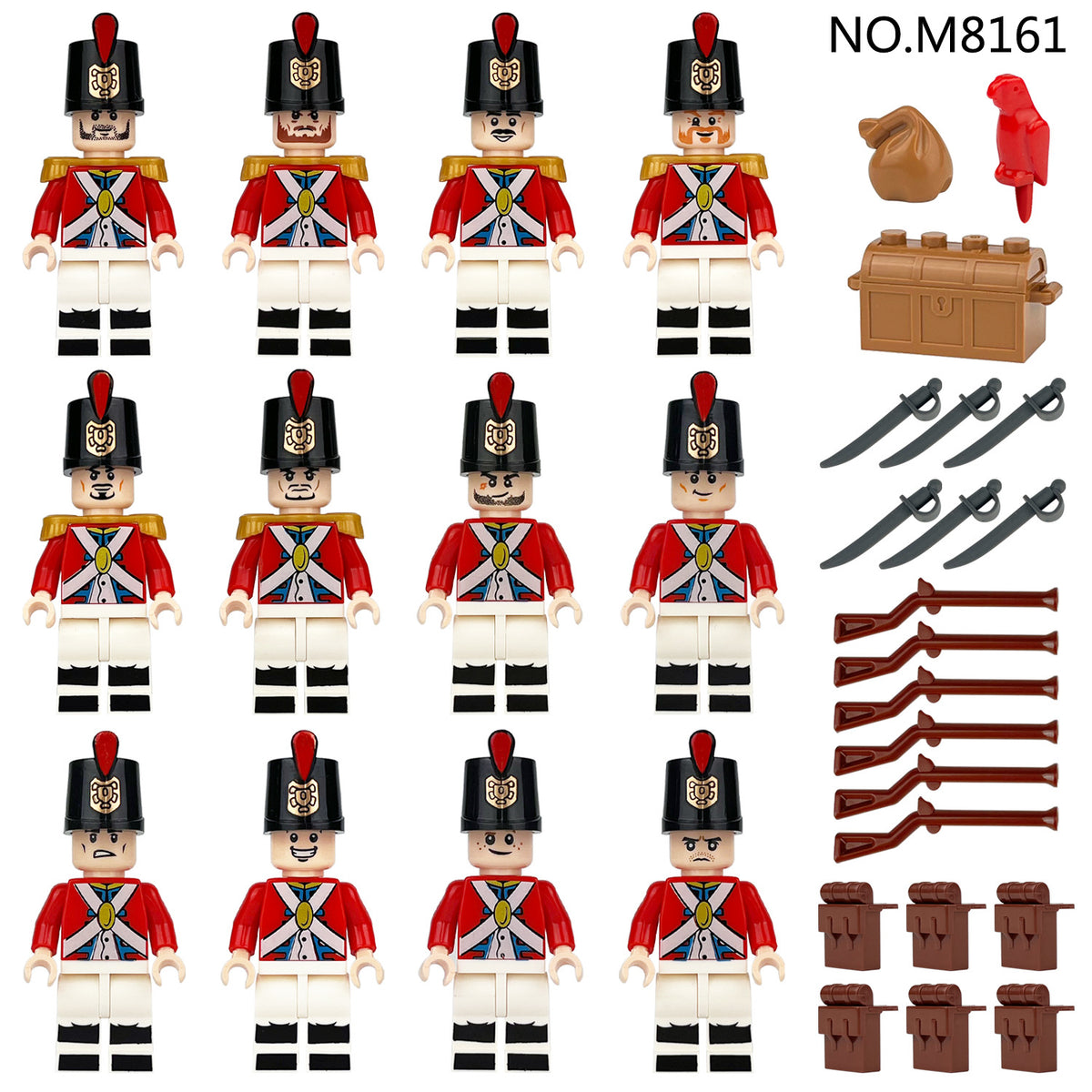 British Royal Navy Custom Army Lot 12pcs M8161
