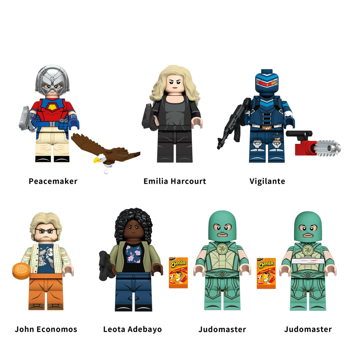 Peacemaker Season 2 Custom Minifigures Set 7pcs