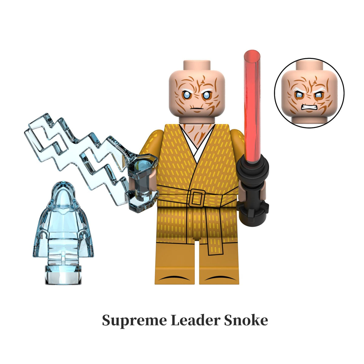 Star Wars Supreme Leader Stokes Custom Minifigure MB