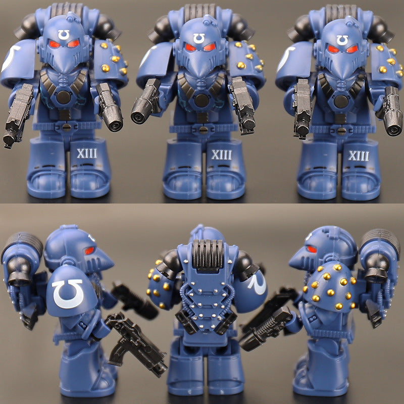 Warhammer 40K MK6 Series Space Marine Sons of Horus Night Lords Assortment Minifigures