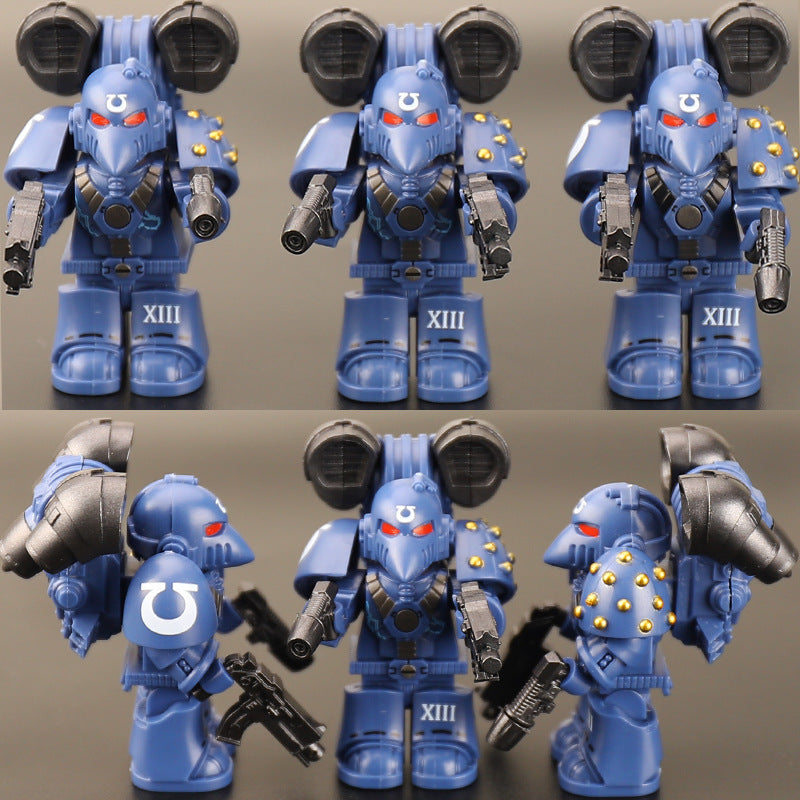 Warhammer 40K MK6 Series Space Marine Sons of Horus Night Lords Assortment Minifigures