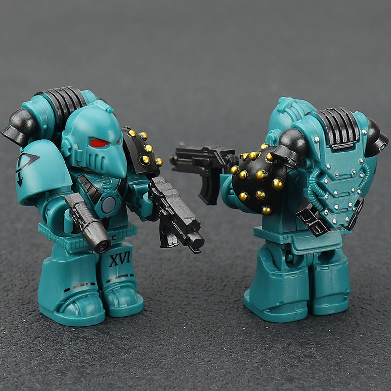 Warhammer 40K MK6 Series Space Marine Sons of Horus Night Lords Assortment Minifigures