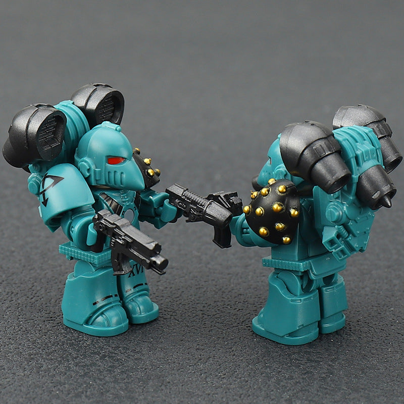 Warhammer 40K MK6 Series Space Marine Sons of Horus Night Lords Assortment Minifigures
