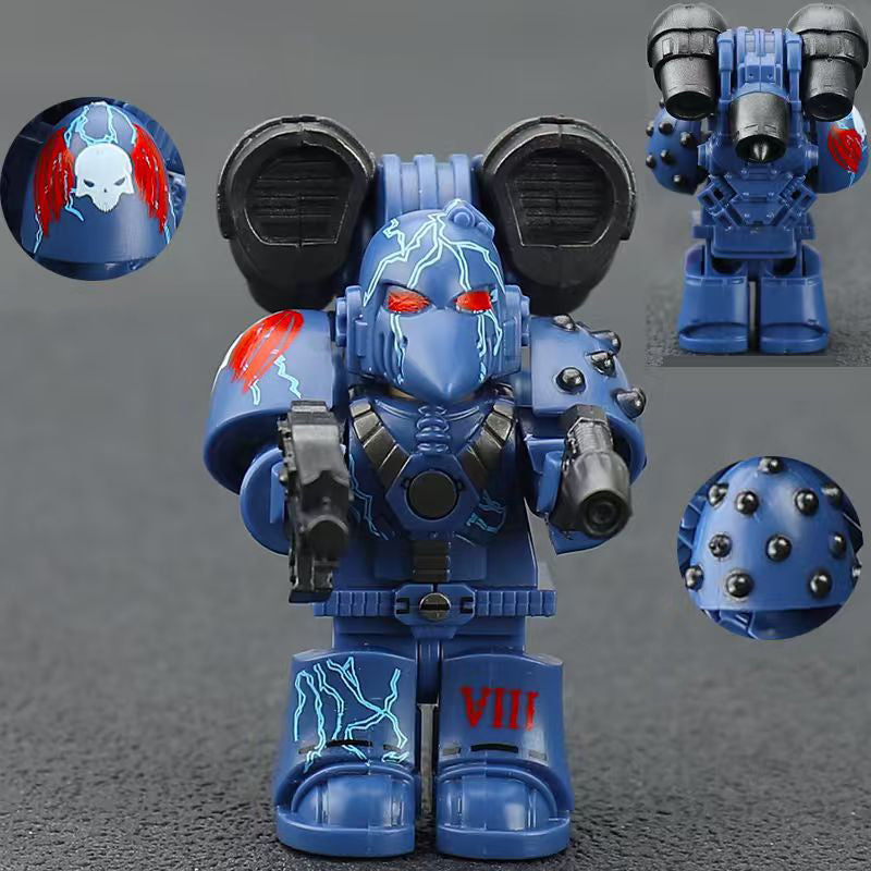 Warhammer 40K MK6 Series Space Marine Sons of Horus Night Lords Assortment Minifigures