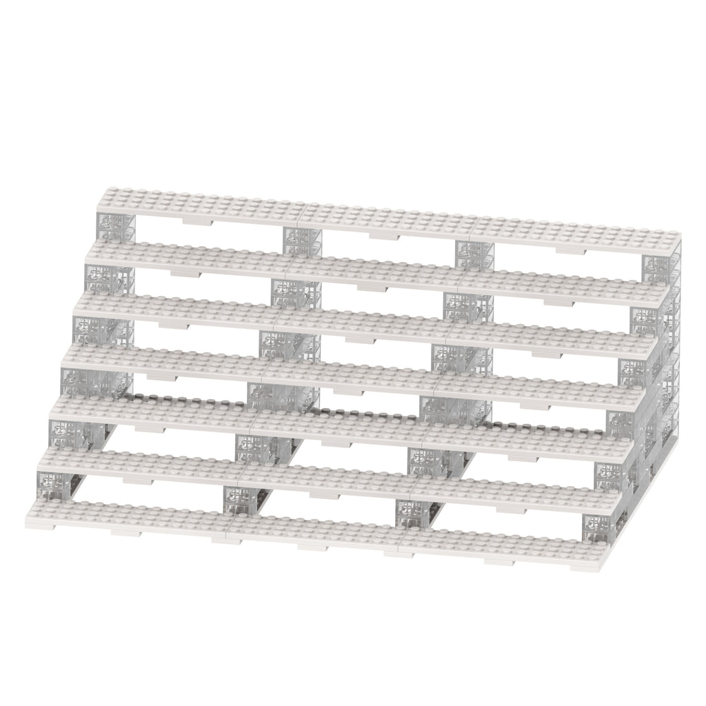 Minifigure Display Stand Custom MOC Building Block Set 185pcs