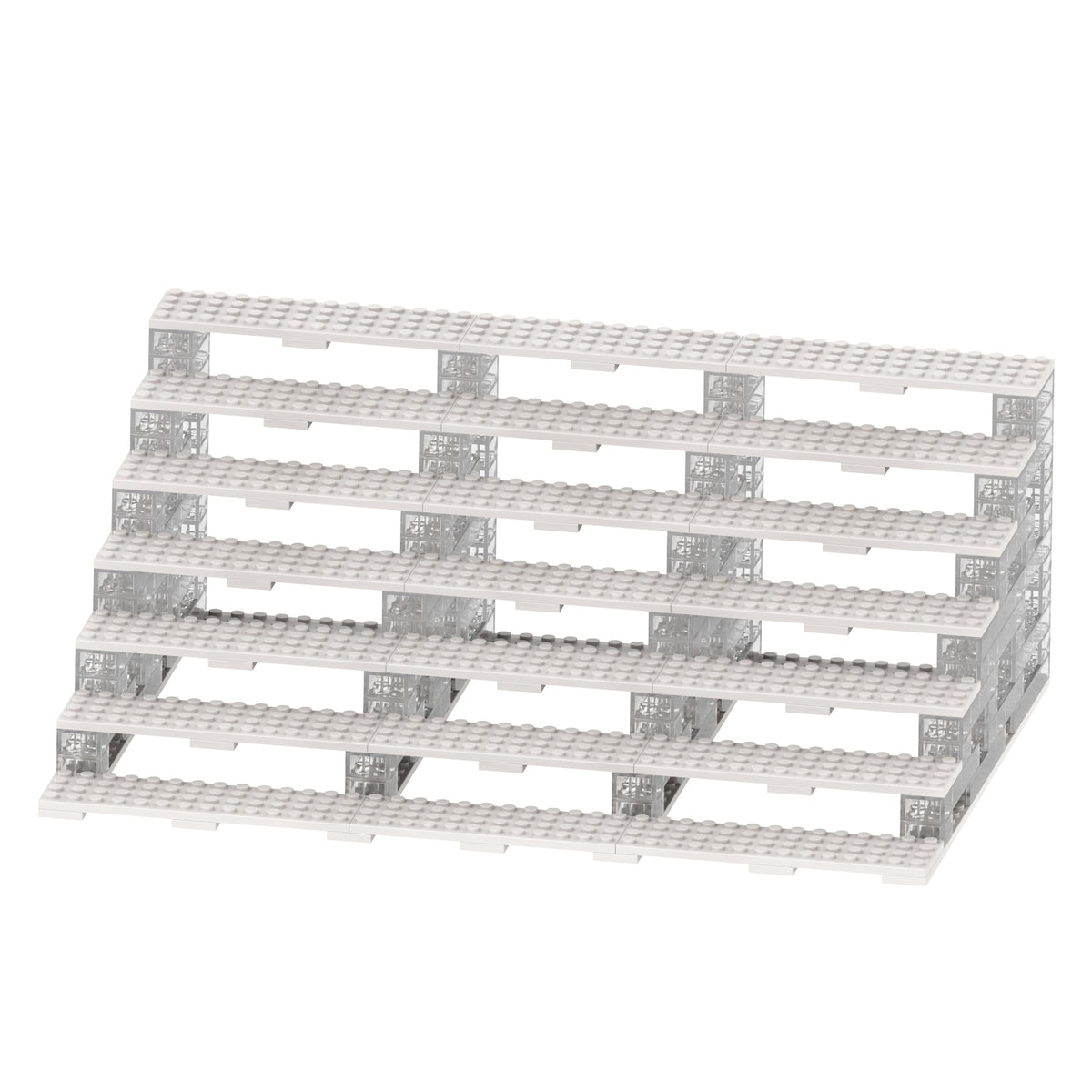 Minifigure Display Stand Custom MOC Building Block Set 185pcs