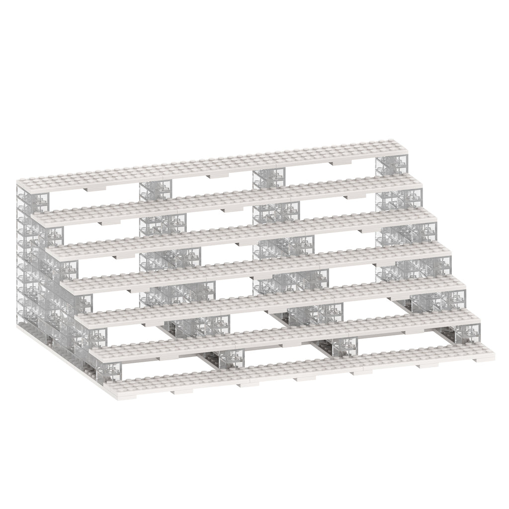 Minifigure Display Stand Custom MOC Building Block Set 185pcs