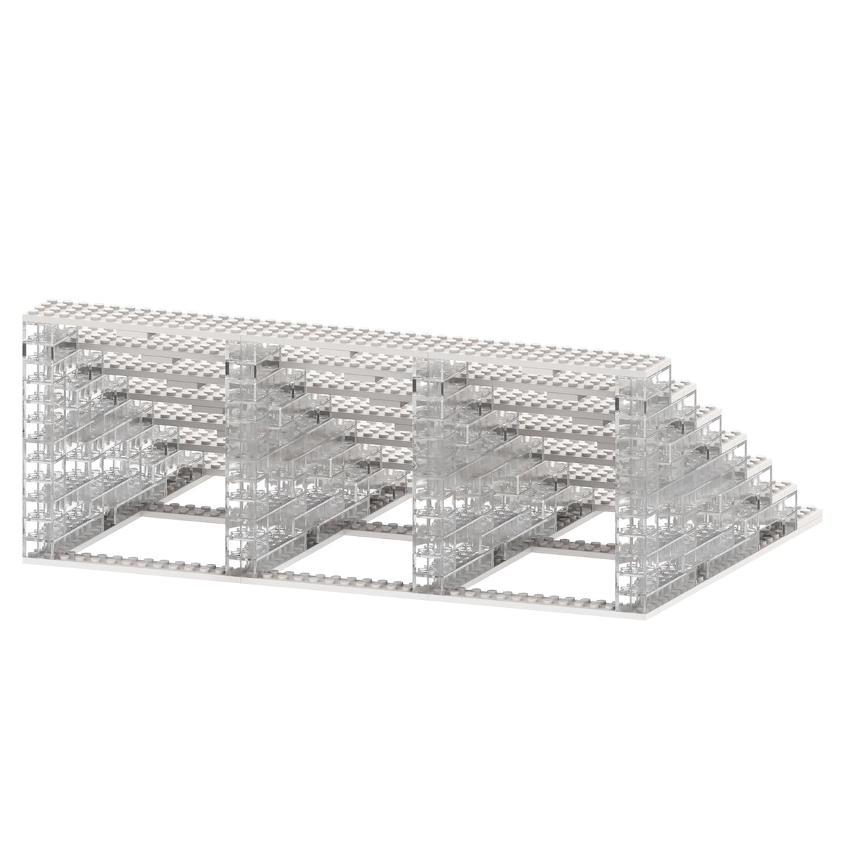 Minifigure Display Stand Custom MOC Building Block Set 185pcs