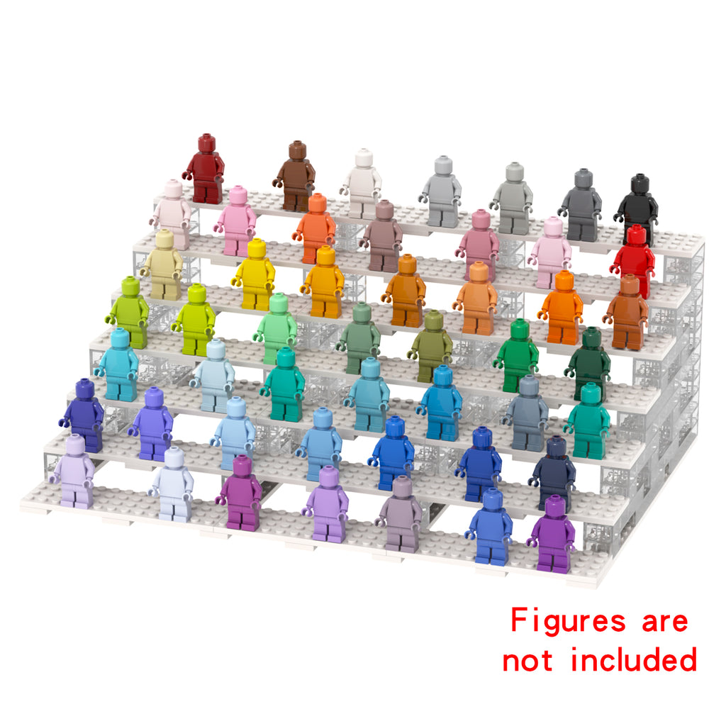 Minifigure Display Stand Custom MOC Building Block Set 185pcs