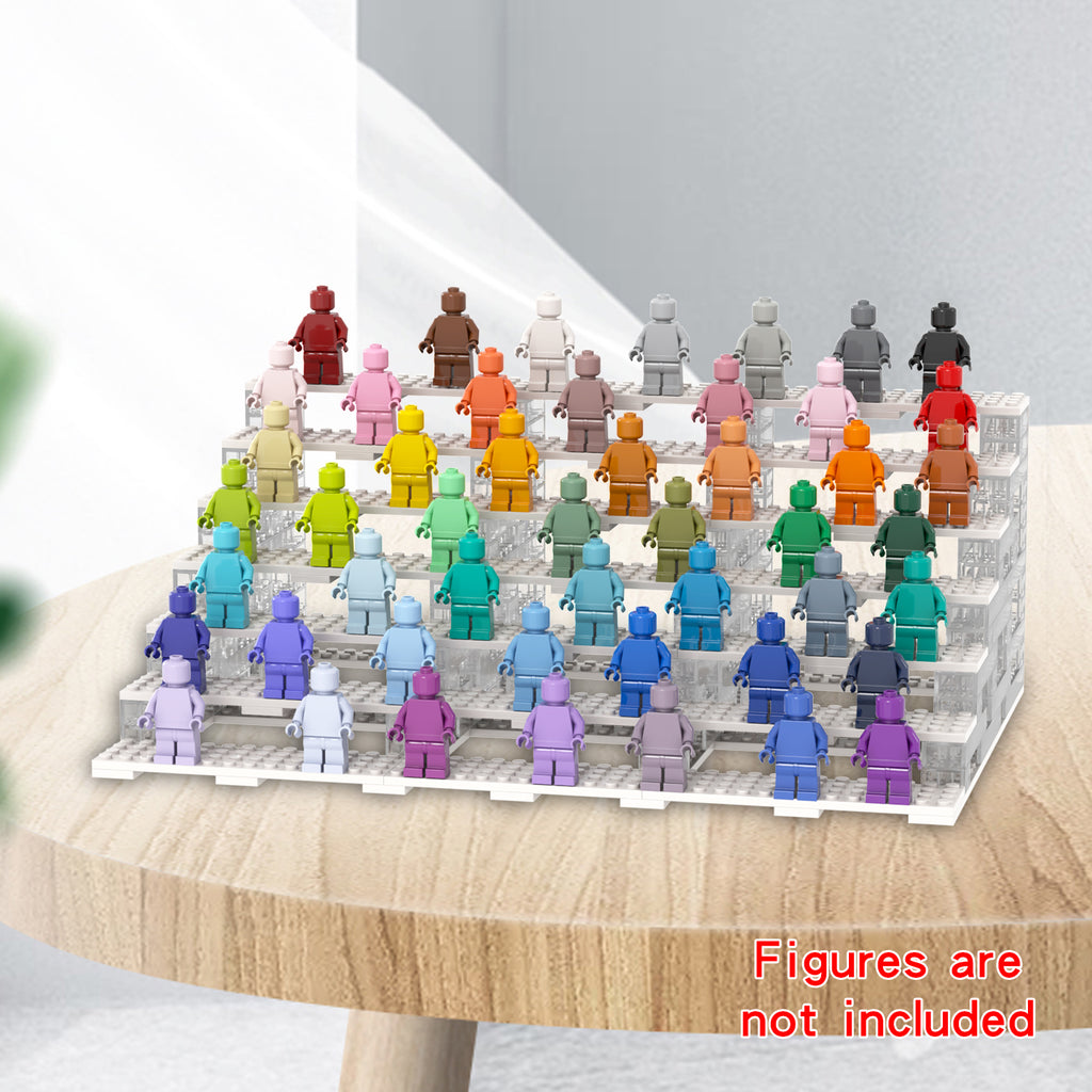 Minifigure Display Stand Custom MOC Building Block Set 185pcs