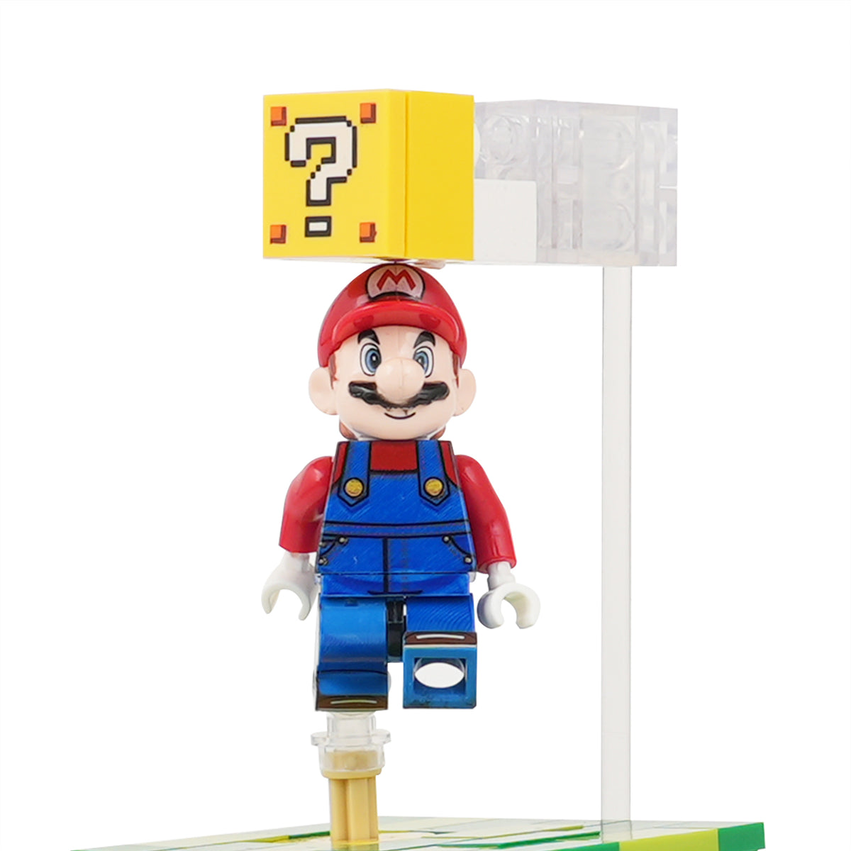 Super Mario Brothers Mario Jump Question Mark Custom MOC Building Block Set 98pcs