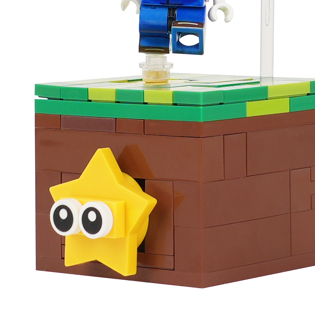 Super Mario Brothers Mario Jump Question Mark Custom MOC Building Block Set 98pcs