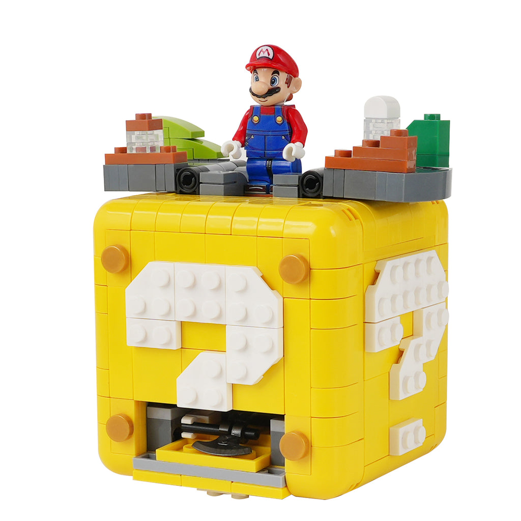 Super Mario Brothers Mini Question Mark MOC Building Block Set 443pcs