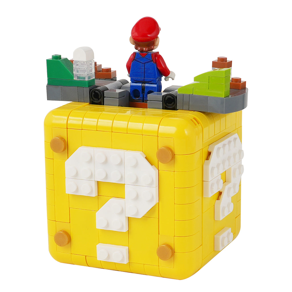 Super Mario Brothers Mini Question Mark MOC Building Block Set 443pcs