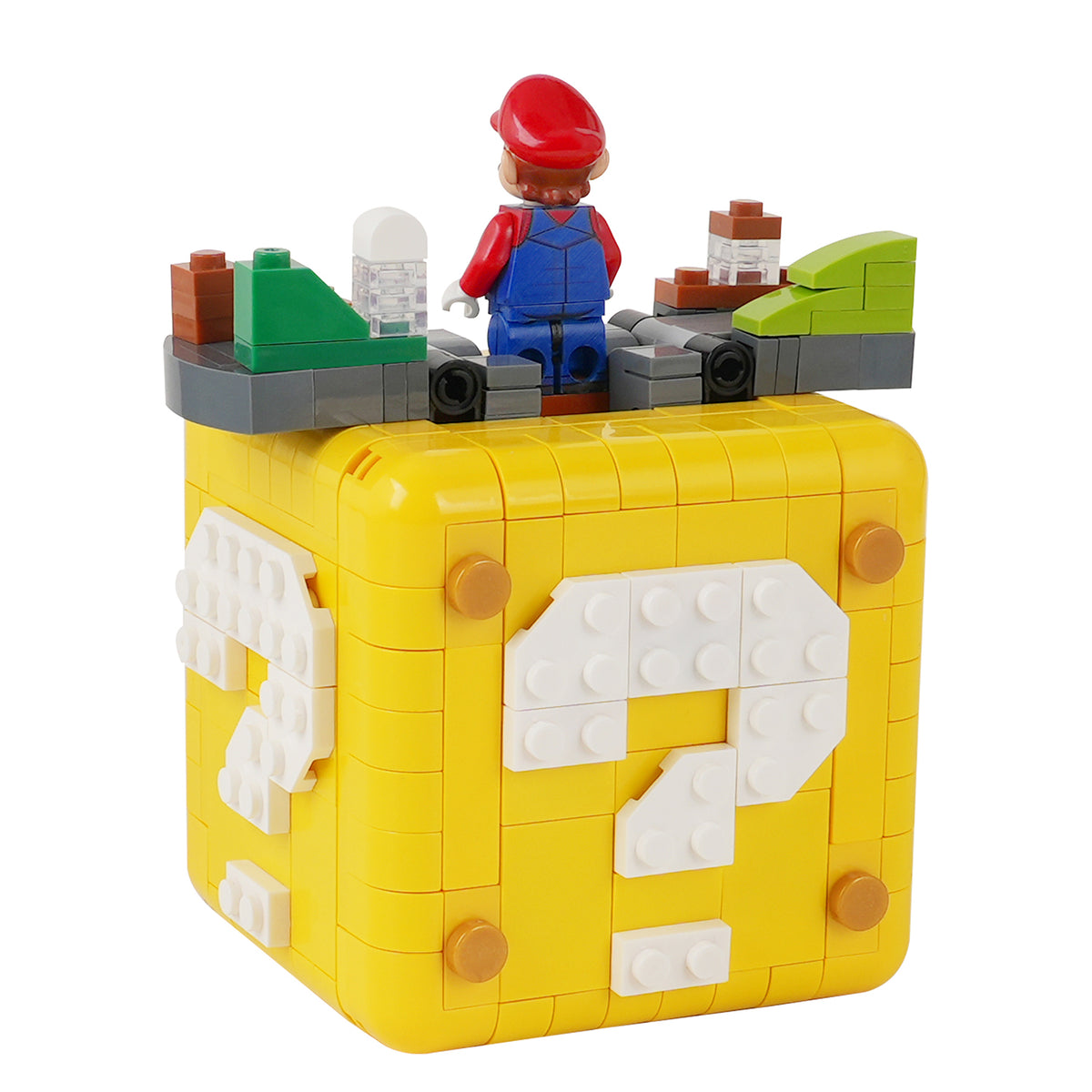 Super Mario Brothers Mini Question Mark MOC Building Block Set 443pcs