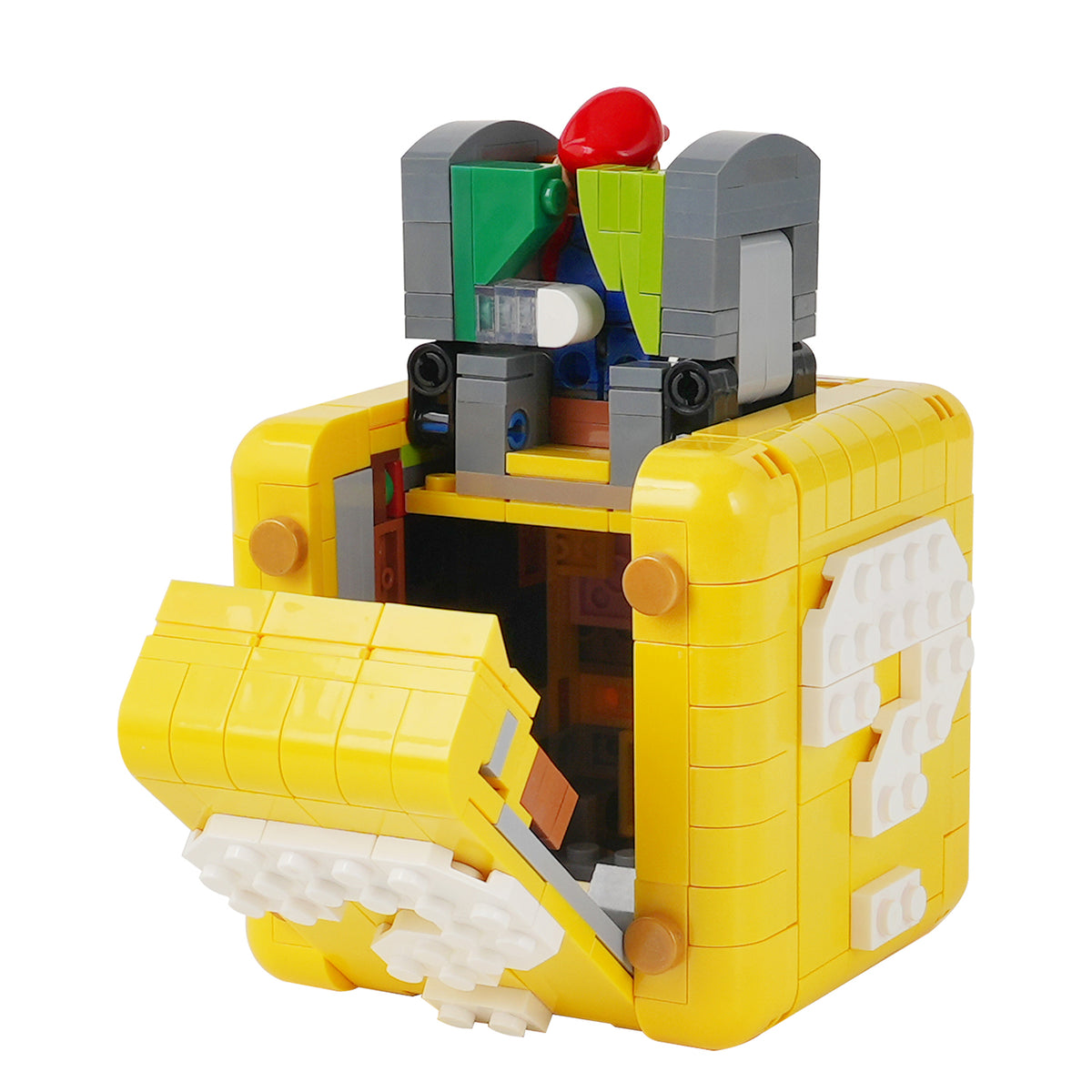 Super Mario Brothers Mini Question Mark MOC Building Block Set 443pcs