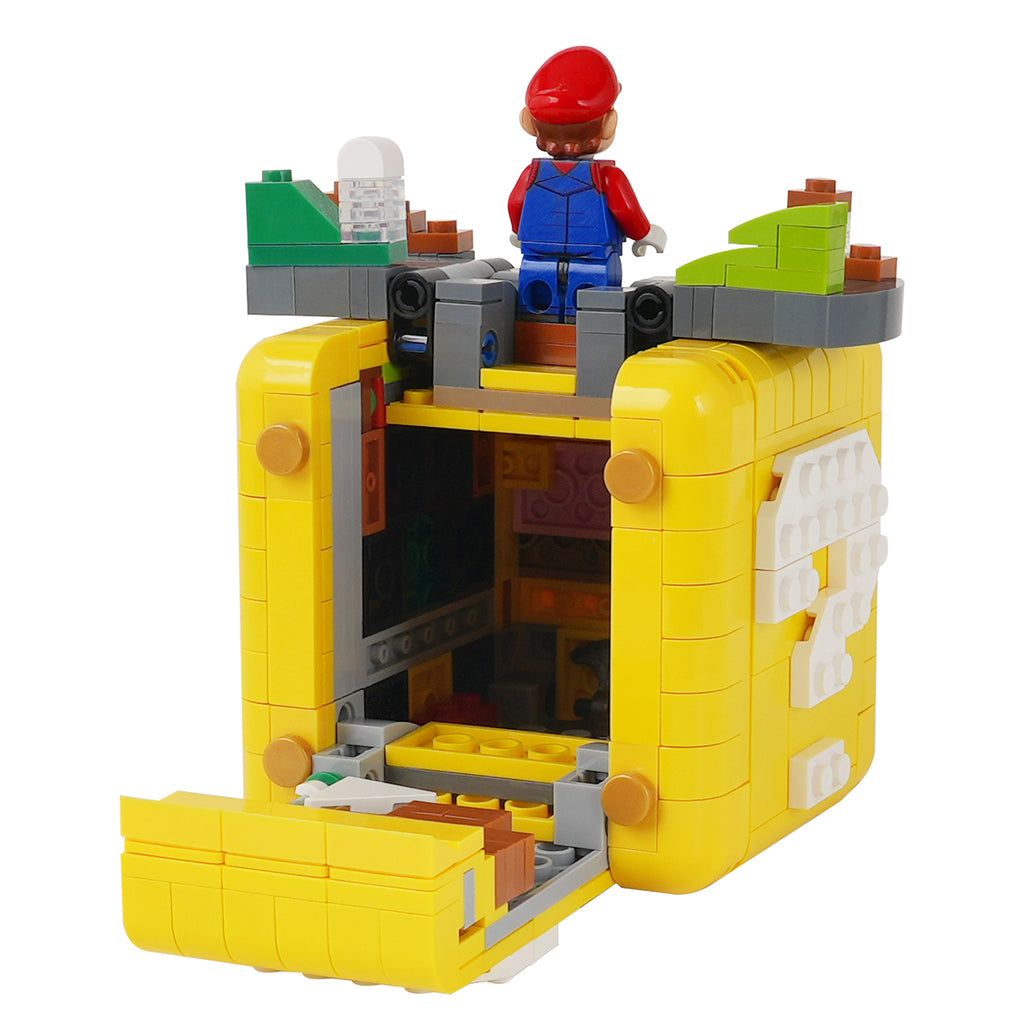 Super Mario Brothers Mini Question Mark MOC Building Block Set 443pcs