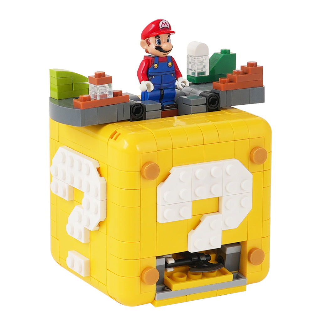 Super Mario Brothers Mini Question Mark MOC Building Block Set 443pcs