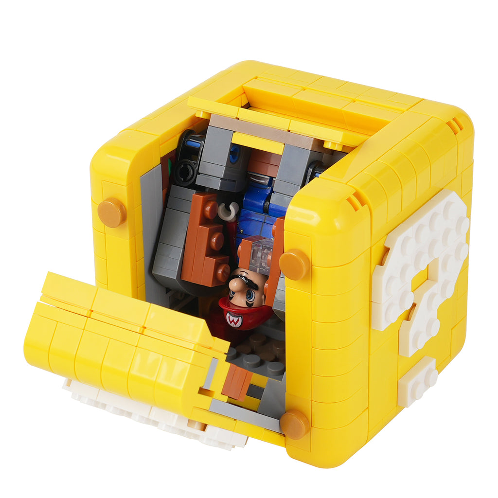 Super Mario Brothers Mini Question Mark MOC Building Block Set 443pcs