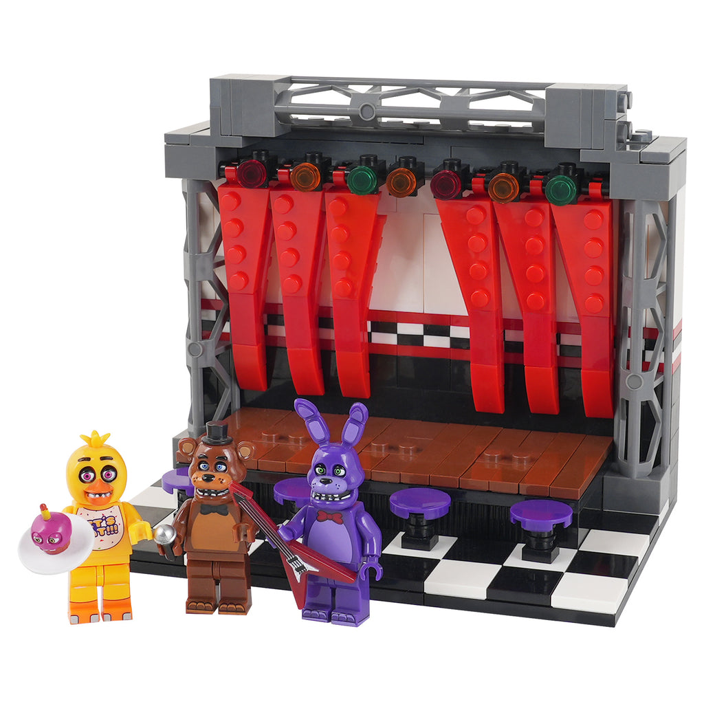 Five Nights at Freddy's Stage MOC Custom Minifigures Set 258pcs