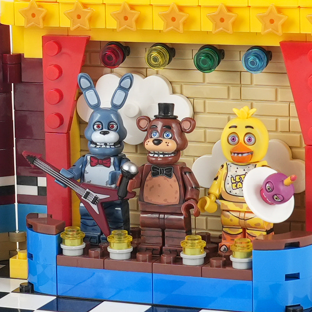 Five Nights at Freddy's Stage MOC B Custom Minifigures Set 290pcs
